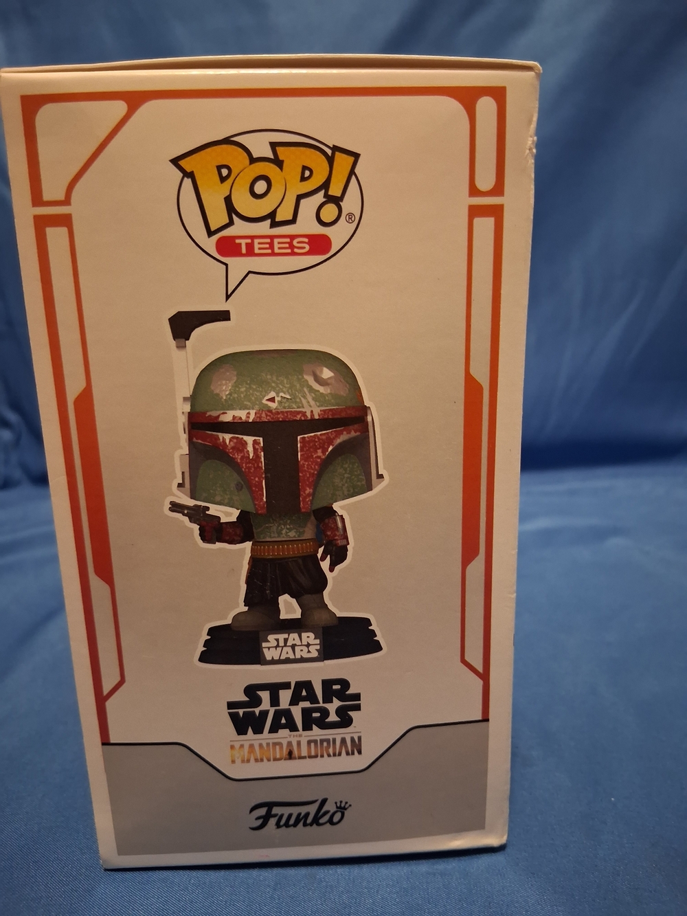 Funko Pop! Tees Star Wars Mandalorian Boba Fett Vinyl + Black Tee Men M - Picture 4 of 4